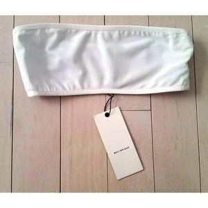 $65 BEC & BRIDGE Nefertiti Bandeau WHITE Top  ( US 4 ) Made in Australia